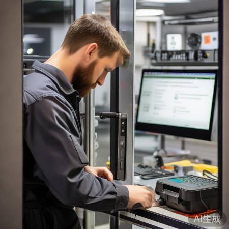 专业认证,严格规范指纹锁维修