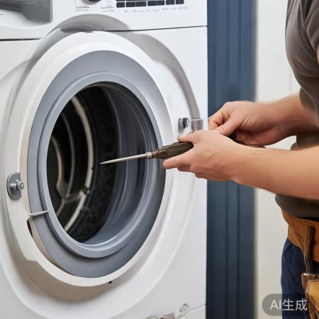 拆洗衣机门简单易行