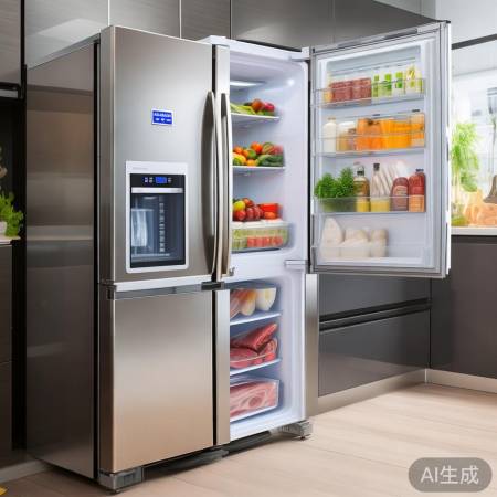 “美的冰箱风冷无霜，告别除霜烦