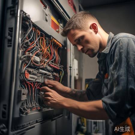 检查电源线，找电工修理