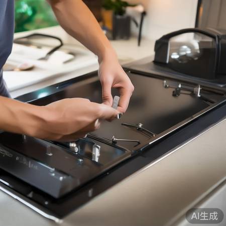 定期检查油烟机接地线