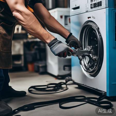 传动带松动或断裂，更换需断电